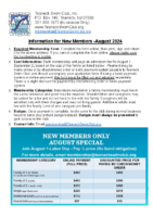 2024 August Special – New Member Information